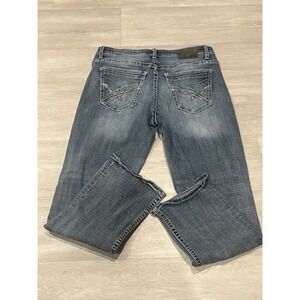 Men's BKE Tyler Straight Leg Cotton Blend Blue Jeans 33x30